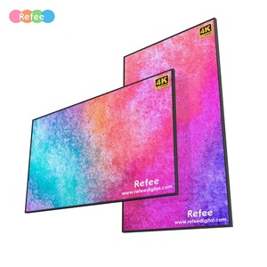 Refee Hot Sales Android QLED Touch Digital Menu Screen 4K Indoor Wall Mount Lcd Monitor