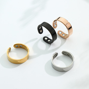 Wholesale Stainless Steel Dual Biological Magnetic Ring