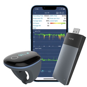Wellue O2ring Remote Spo2 Heart Rate Variability Monitor Telehealth 4G Oximeters Pulse Sleep Apnea Sleep Monitor