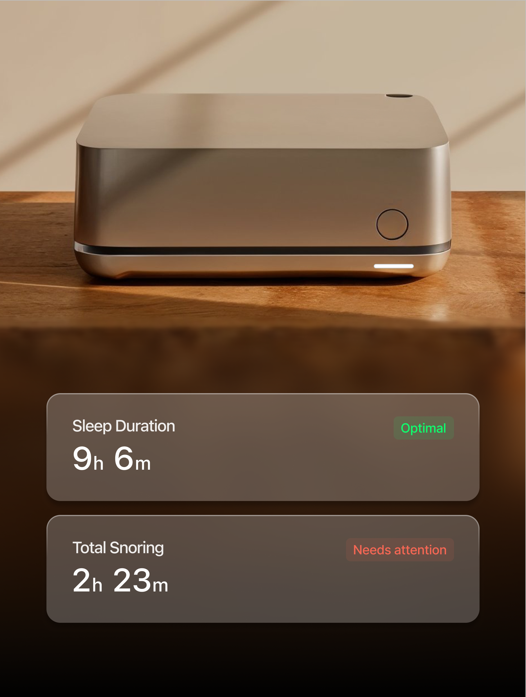 Environmental Contributors tracking light, air quality, temperature